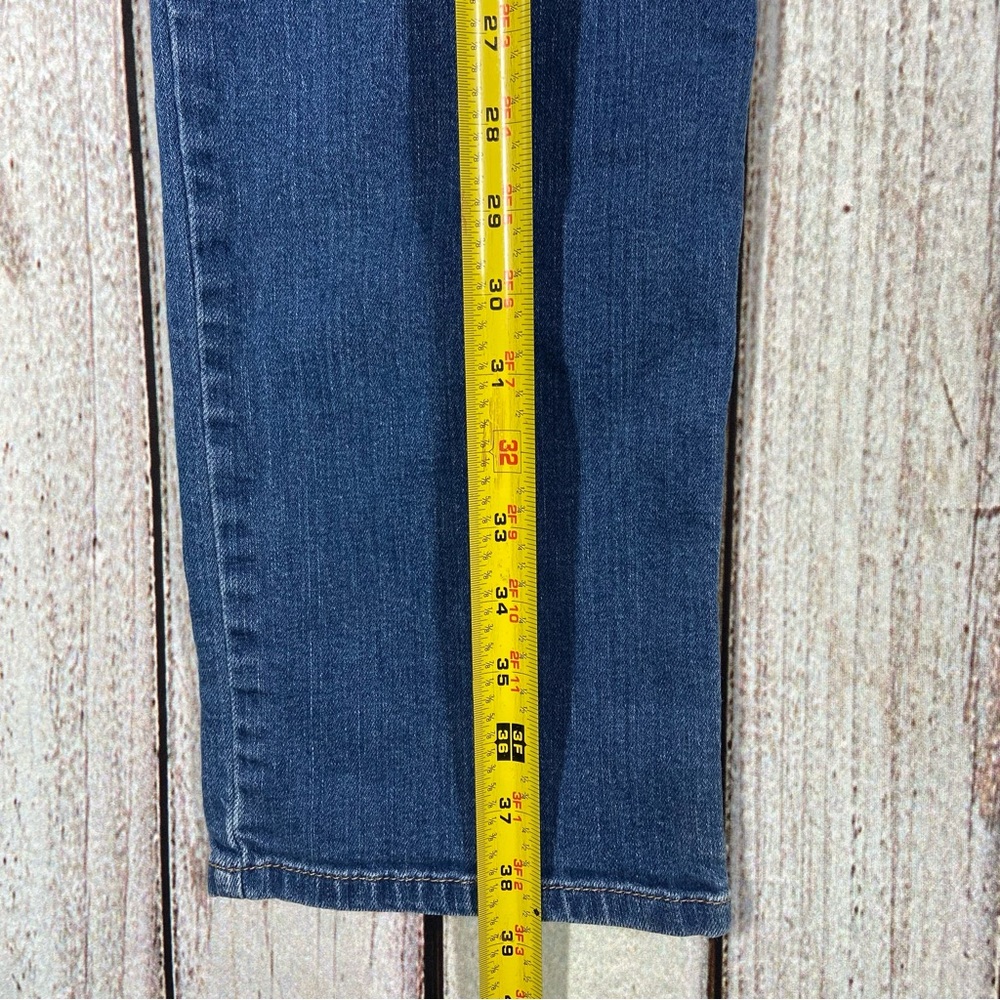 J Jill Jeans Womens 14P Blue Slim Leg Petite Mid Rise Stretch Denim Pants - Picture 6 of 11